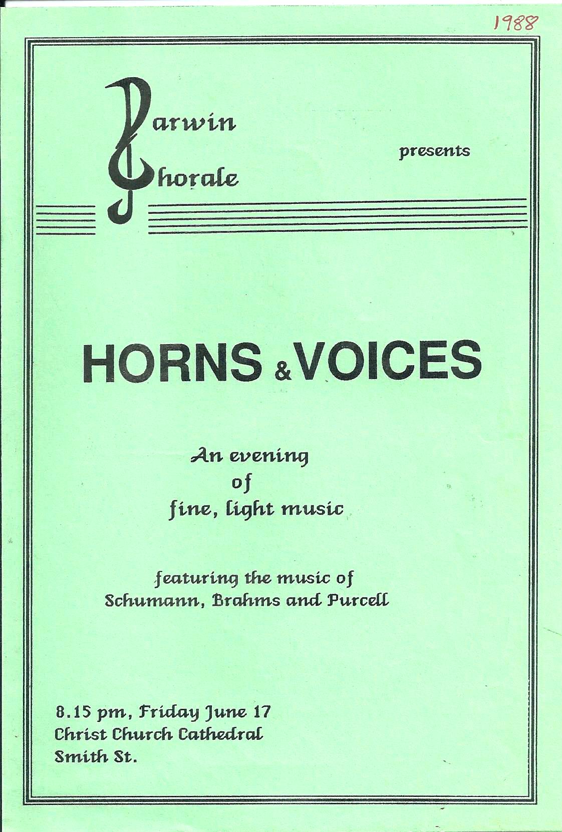 Horns and Voices 1988